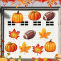 Tellegloww 10 Pcs 12 Inch Fall Football Garage Door Decoration Magnets Autumn Garage Door Magnets with Pumpkin Maple Leaf Happy Fall Magnet Decal Sticker for Thanksgiving Garage Door Car Refrigerator by Tellegloww