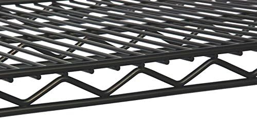 Omega 36" Deep x 72" Wide x 80" High 3 Tier Black Starter Shelving Unit - Image 2