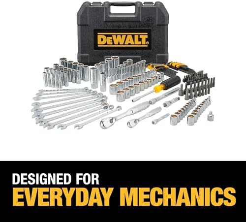 DEWALT Mechanics Tool Set, 1/4 and 3/8 Inch Drive, SAE, 172-Piece (DWMT81533) - Image 4