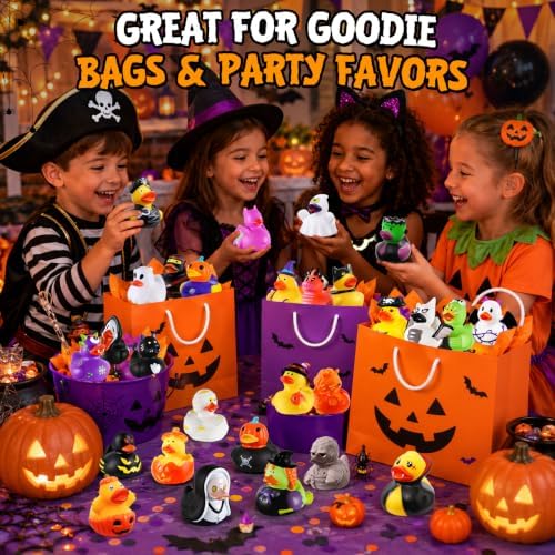 36 Halloween Rubber Ducks Bulk for Jeeps Ducking, Halloween Party Favors - Image 5