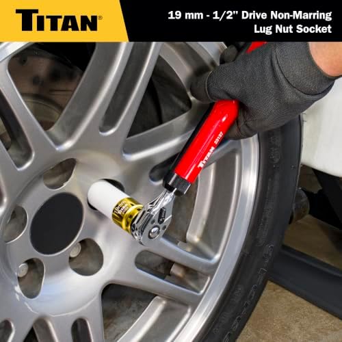 Titan 21092 1/2-Inch Drive x 19mm Non-marring Impact Deep Lug Nut Socket - Image 6