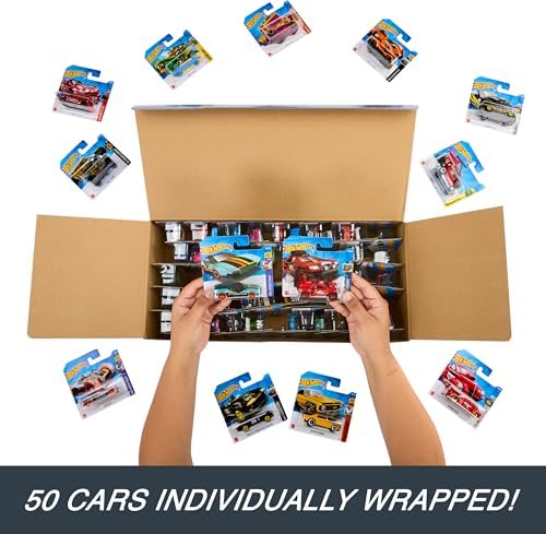 Bundle of Hot Wheels Ultimate Garage Track Set, Racetrack, Storage + Hot Wheels Track Creator Deluxe, 25 Feet of Racetrack & Connectors + Set of 50 Vehicles (Styles May Vary) (Amazon Exclusive) - Image 6
