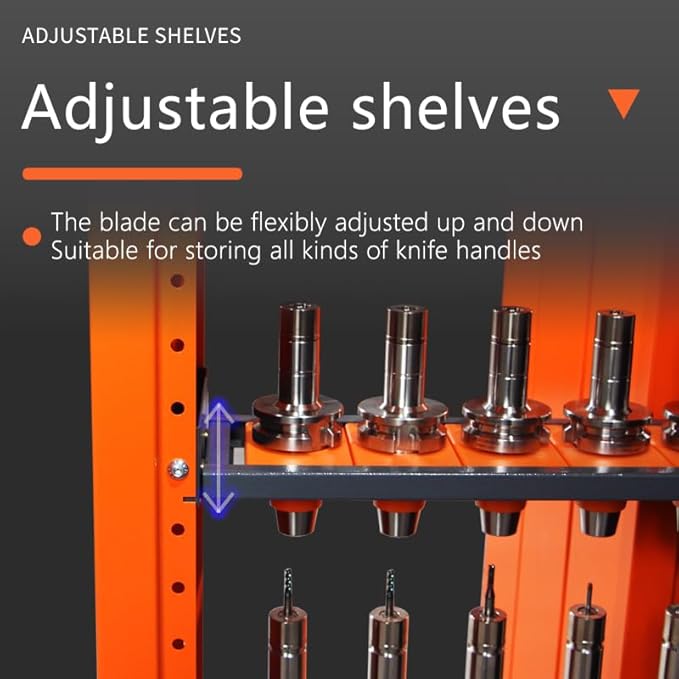 CNC Tool Holder Vertical Drawer Cabinet, CNC Tool Storage System Material - Image 5