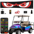 Devil Eyes Light for Cars (1-Pack) – 23.4''x4.7'' LED Eyes for Car Windshield, Super Bright, Perfect Sync, Programmable Patterns, Remote+APP Control, Custom Dynamic Sign for Golf Carts/Sedans/SUVs
