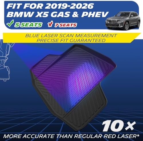 Michelin Vehicle Mats for 2019-2026 BMW X5 Gas & PHEV, 5 Seats, Trunk Mat