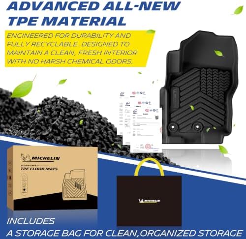 Michelin Vehicle Mats for 2009-2021 Nissan Frontier Crew Cab (3 Piece)