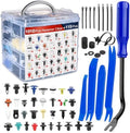 Nilight 1125Pcs Car Push Retainer Clips Auto Fasteners Kit Included 34 Most Popular Sizes Nylon Bumper Fender Rivets with 5 Fasteners Remover 10 Cable Ties for Toyota GM Ford Honda Chevy