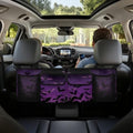 Hanging Car Trunk Organizer Halloween Bat Print Car Back Seat Storage Bag Auto Cargo Bag Collapsible Auto Interior Accessories for Sedans SUV Jeep Trucks MPV Van