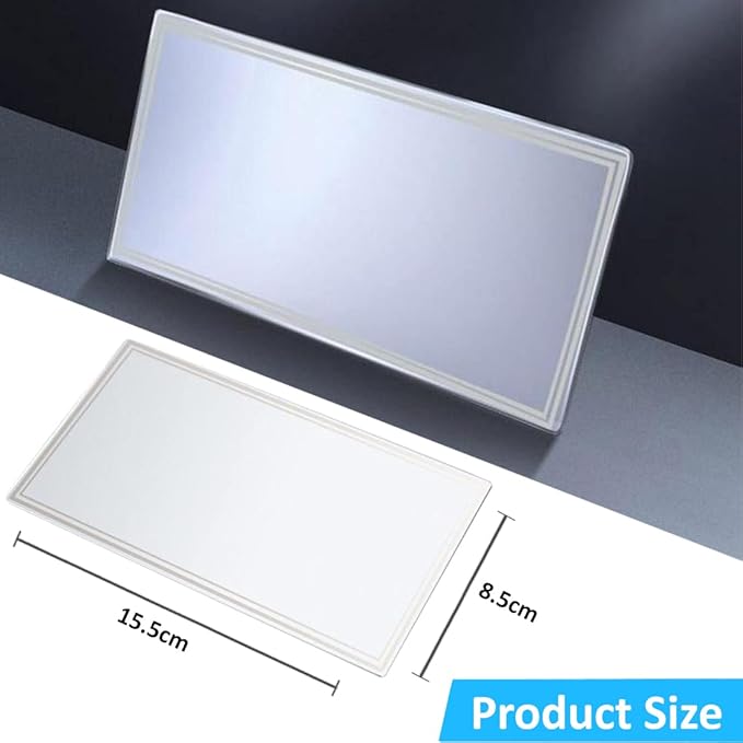 Randconcept - Large Car Sun Visor Adhesive Vanity Mirror, Car Interrior - Image 5