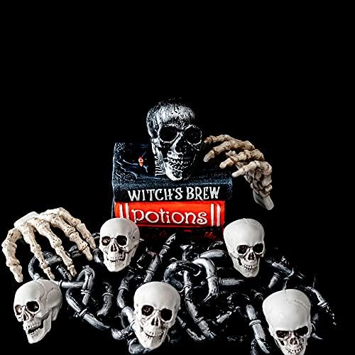10 Pack 6 Feet Halloween Chains Plastic Prison Chains Props for Halloween Haunted House Decor Role Playing Props