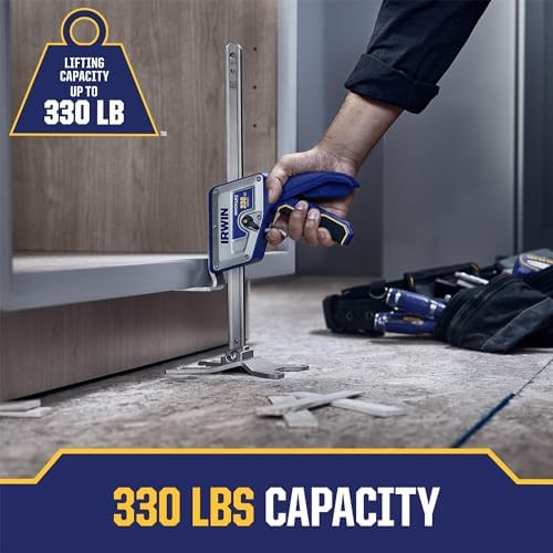 IRWIN Quick-Lift Construction Jacks, Hand Lifting Jack Tool, Multifunctional, Lift up to 10" and Capacity 330 lbs, Pack of 2 (IRHT83100-2) - Image 5