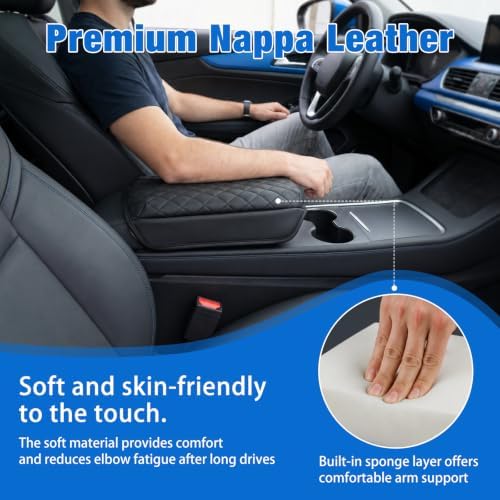 Nilight Center Console Cover Fit for Chevy GMC Silverado Sierra 2019-2026