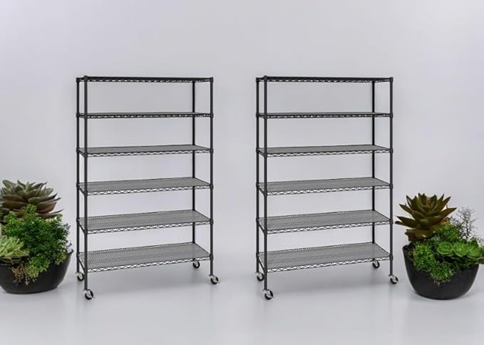 Organize in Style with The Members Mark 6-Tier NSF Heavy Duty Wire Shelving - Image 4