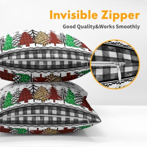 Merry Christmas Tree Pillow Covers 22x22 Set of 2 Highly Absorbent - Image 5