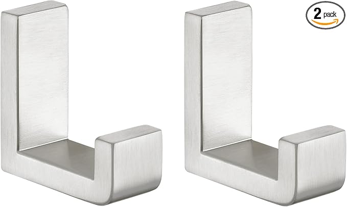 Angle Simple Bathroom Towel Hooks, SUS 304 Stainless Steel Compact Robe Coat by AngleSimple