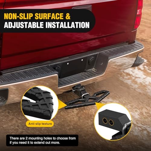 Nilight Tow Hitch Step Bar 2" Receiver Bumper Guard for Pickup Truck SUV