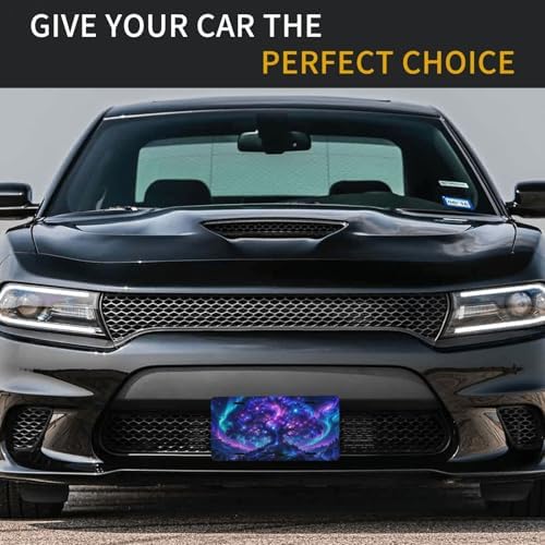 Galaxy Tree Life License Plate - 6x12 Inch Aluminum Novelty Decorative Vanity Metal Front Car Plate for Women Men - Image 5