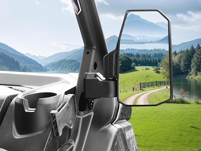 Defender Side Mirrors, The Spring Back Feature Allows Easy Reset After Fold - Image 7