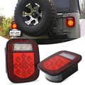 Nilight 2PCS 39 LED Combination Trailer Tail Lights, Universal Stud Mount