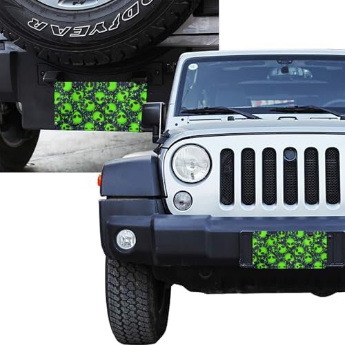 Alien Sky Green Front License Plate 6" * 12" for Women