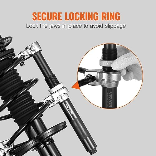 VEVOR Coil Spring Compressor Tool, 2 pcs Heavy Duty Macpherson Strut Spring Compressor Set, 2646 lbs Strut Spring Compressor with Safety Bracket and Carrying Case, for Car Truck ATV UTV - Image 5