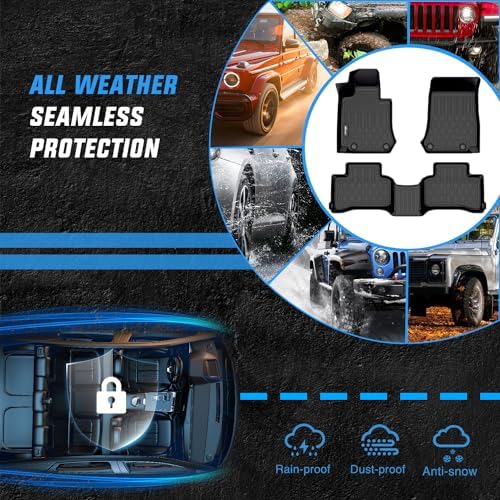 Nilight TPE Floor Mats for Mercedes Benz GLC 300 GLC 43 GLC 63