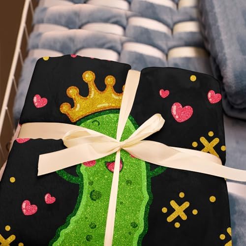 Amonee-YL Pickle Gifts, Pickles Blanket 60"X50", Pickle Gifts for Girls - Image 3
