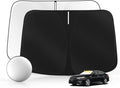 Windshield Sun Shade for Kia Optima 2016-2020 Foldable Sunshade Custom Fit by SULAGIWINDSHIELDSUNSHADE