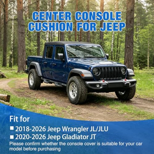 Nilight Center Console Cover for Jeep Wrangler JL Gladiator JT 2018-2026