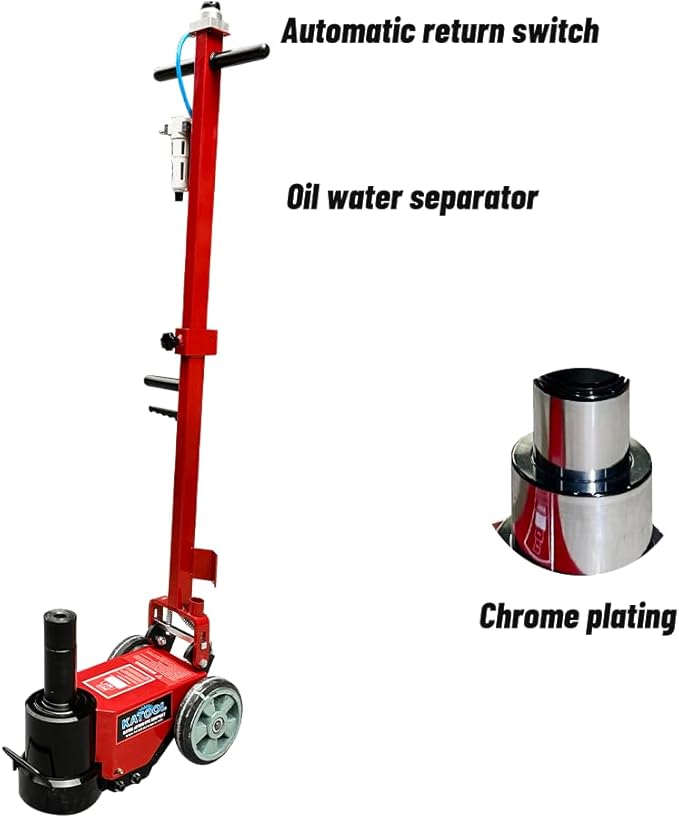 50 Ton Heavy Duty Floor Jack Pneumatic Hydraulic Jack Car Truck Lift Fit - Image 2
