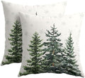 Winter Christmas Tree Pillow Covers 24x24 Set of 2 Highly Absorbent by Unknown