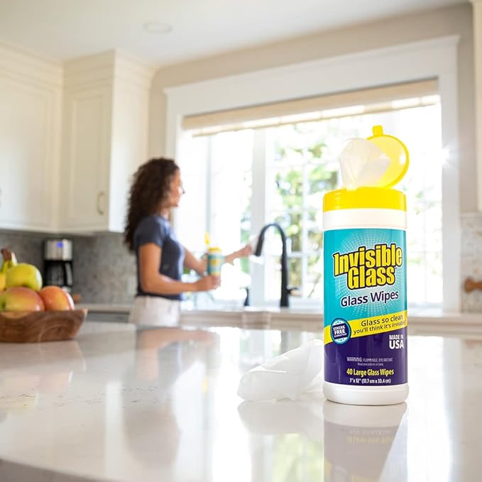Invisible Glass 90160 Glass Cleaning Wipes Perfect - Image 5