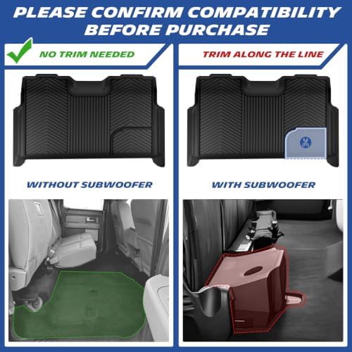 Michelin Vehicle Mats for 2011-2014 Ford F-150 SuperCrew Cab Bench Seat