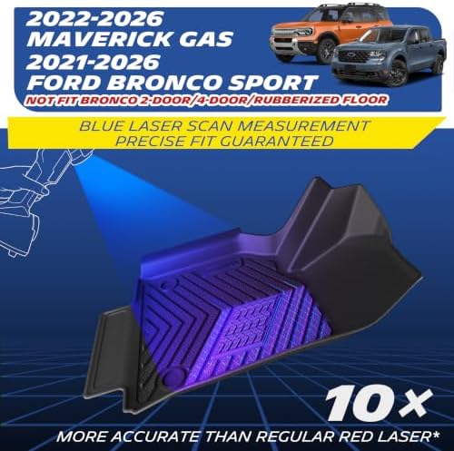 Michelin Vehicle Mats for 2021-2026 Bronco Sport (3 Piece)