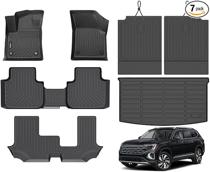 ANBINGO® Floor Mats & SeatBack Cargo Liner | Atlas 2018-2025 7 Passenger | 2nd by ANBINGO
