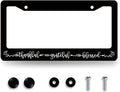 Thankful Grateful Blessed License Plate Frame Christianity License Plate Holder by MUAWUOIK