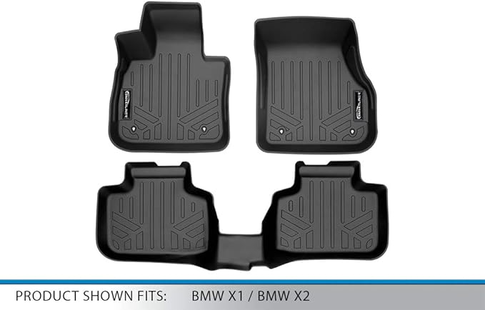 SMARTLINER All Weather Custom Fit Floor Mats 2 Row Liner Set Compatible - Image 5
