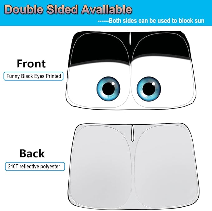 Gven Windshield Sun Shade for Tesla Model Y/3 Accessories 2025 Car Front Window - Image 2