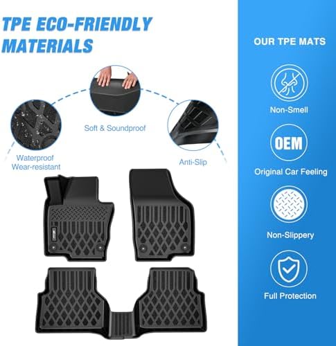 Nilight TPE Floor Mats for Volkswagen Tiguan