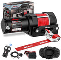 Nilight 3500 lbs ATV Winch 12V Electric Winches with Synthetic Winch Rope by Nilight