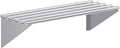 AmGood 14 in. x 36 in. NSF Stainless Steel Tubular Wall Shelf | Heavy-Duty by AmGood