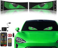 SuperRGB LED Eyes for Car Windshield14 x4[2PC], Dynamic Animated Devil Eyes Light, RGB Programmable Flexible Car Sign for Motorcycle,Truck RV, USB Powered Windshield Ambient Decoration