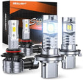 SEALIGHT LED Bulbs Combo for Ford F-150 2004-2014, 9008 H13 + H10 9145 Fog Lights Bulb, Plug and Play LED Upgrade for Trucks, Car Lighting Kits, Pack of 4
