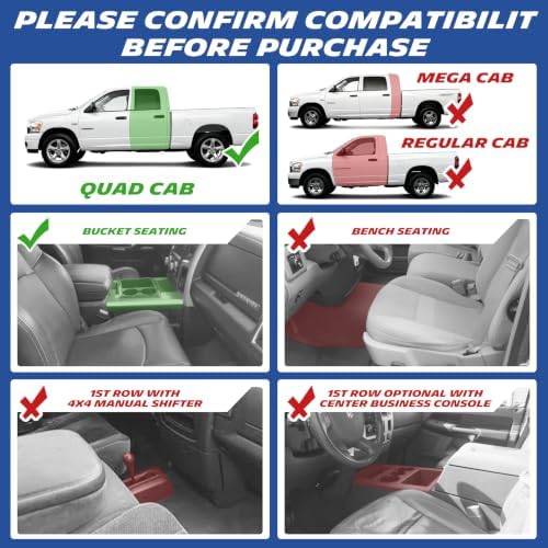 Michelin Vehicle Mats for 2002-2008 Dodge Ram 1500, 2003-2009 Ram 2500/3500