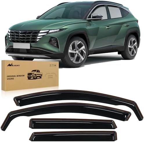 Nilight in-Channel Window Visors for Hyundai Tucson 2022-2026