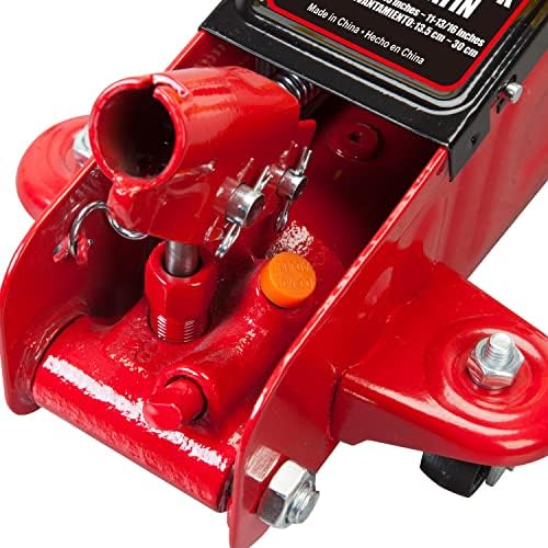 Big RED 1.5 Ton Hydraulic Trolley Service/Floor Jack with Blow Mold Case - Image 3