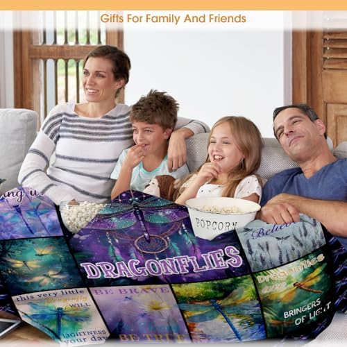 Butterfly Dream Catcher Blanket Gifts for Adults Women Girls Birthday Christmas Halloween Easter Mother's Day Presents Mom Wife Girlfriend Throw Blanket 60"x80" - Image 5