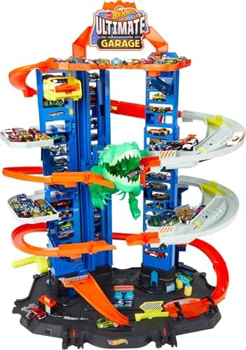 Hot Wheels Ultimate Garage Track Playset & 2 1:64 Scale Toy Cars​​​​ - Image 4