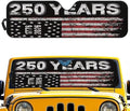 Renewold 250 Anniversary USA Sunshade for Car Windshield Car Window Cover Foldable Sun Shade for Jeep Wrangler JK JKU JL JLU 1997-2023 Gladiator JT UV Rays Sunlight Sun Visor Shield Women Men