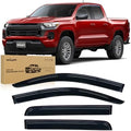 Nilight Tape-On Window Visors for Chevy Colorado GMC Canyon 2023-2026, 4PCS